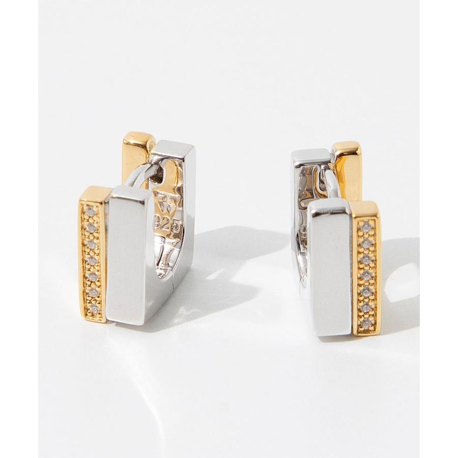 【未使用級】トムウッド/ステップハギーデュオ/シルバー/ゴールド/ピアス Step Huggies Duo - Tom Wood Project Official Online Store