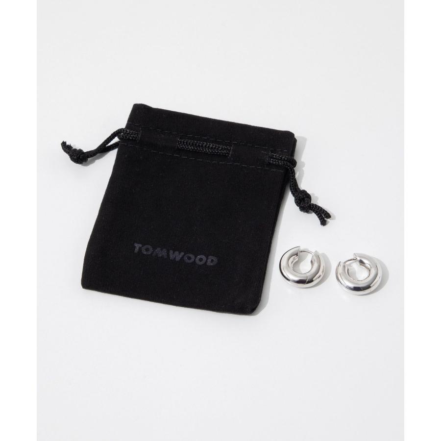 トムウッド TOM WOOD 100153 ECH10353NA01 S925 ピアス Chunky Hoops Small メンズ レディース アクセサリー チャンキー フープ スモール 爆買の画像