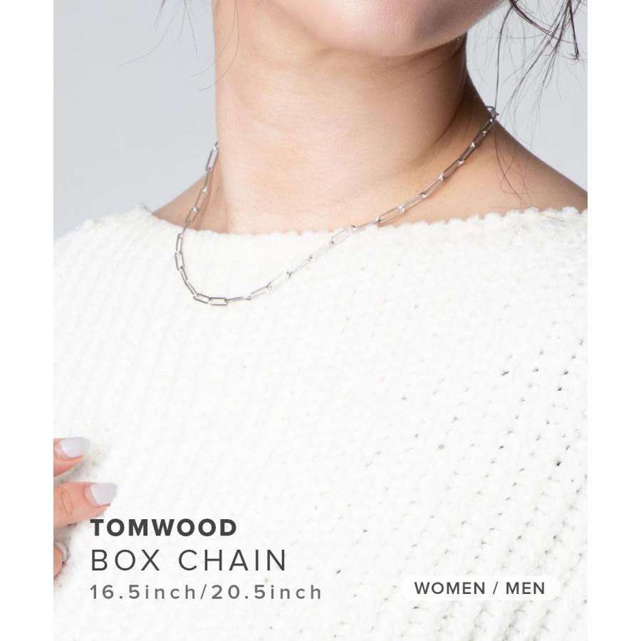 TOMWOOD Box Chain ネックレス TOMWOOD トムウッド Box Chain 20.5inch ボックスチェーン ネックレス