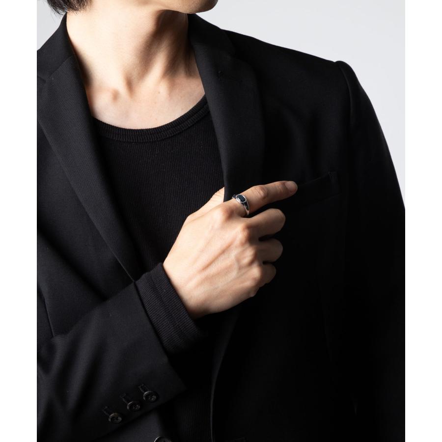 TOM WOOD Joe Ring Blue Hawk トムウッド リング 54 Joe Ring Blue Hawk Eye - Tom Wood Project Official Online Store