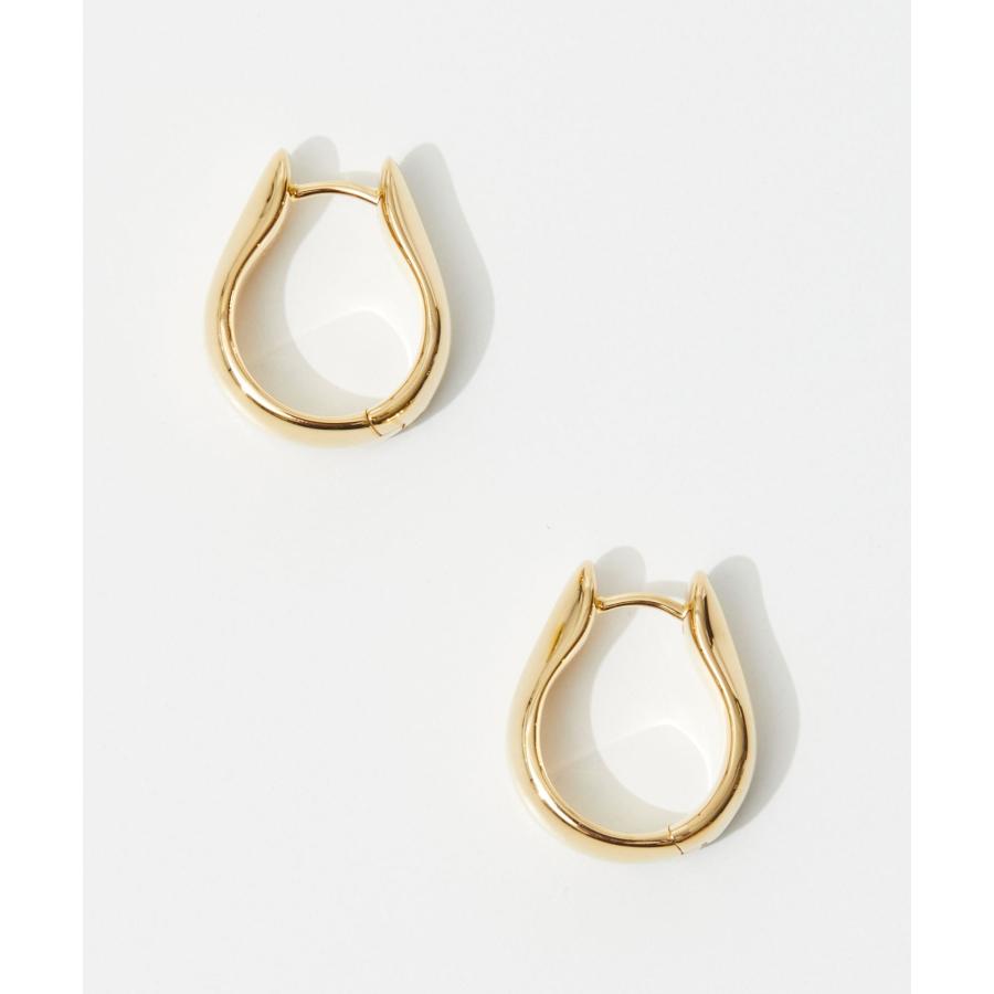 TOM WOOD トムウッド Oyster Hoops Medium Gold E39OYM01NAS925/9K