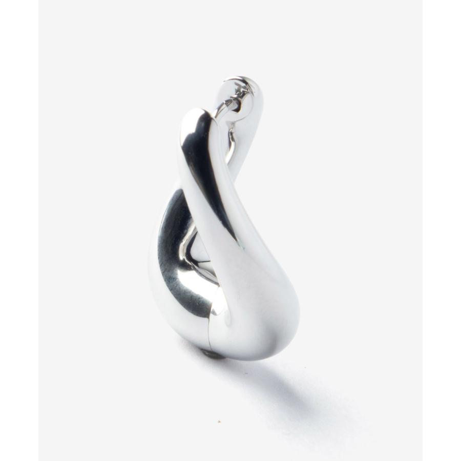 TOMWOOD シルバー インフィニティピアス Tom Wood Infinity Rock Crystal ピアス | シルバートーン | FARFETCH JP