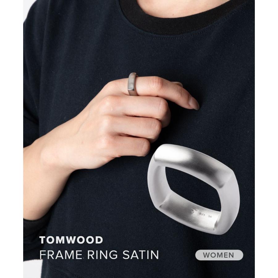 TOM WOOD（トムウッド） TOM WOOD FRAME RING SATIN フレーム リング