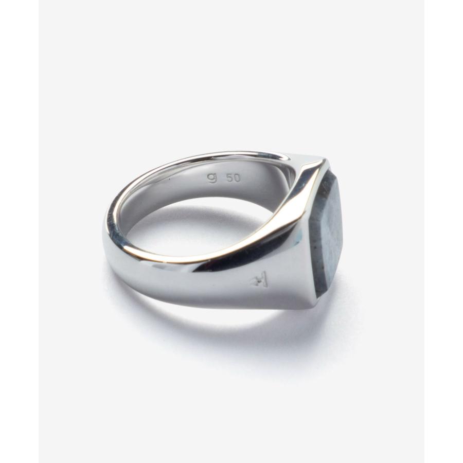 TOM WOOD（トムウッド） TOM WOOD KAY RING LARVIKITE ケイ