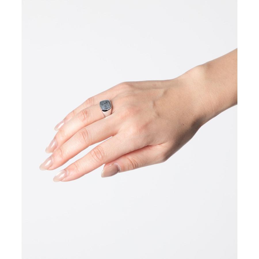 TOM WOOD（トムウッド） TOM WOOD KAY RING LARVIKITE ケイ