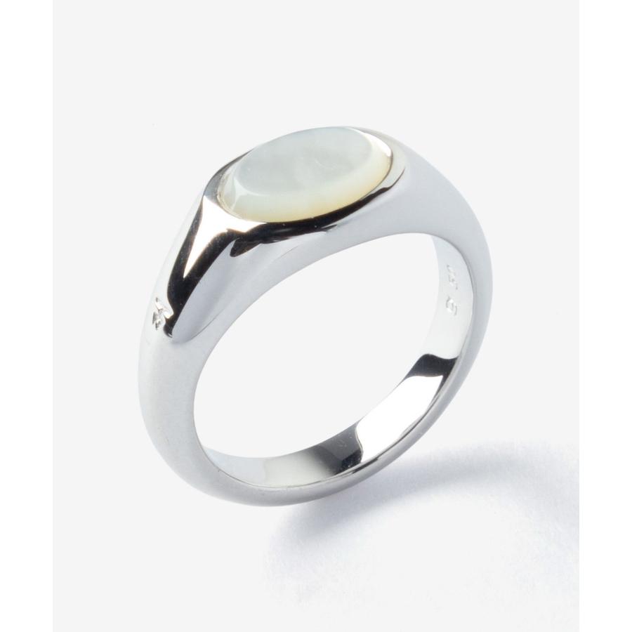 TOM WOOD（トムウッド） TOM WOOD JOE RING WHITE MOP ジョー ホワイト