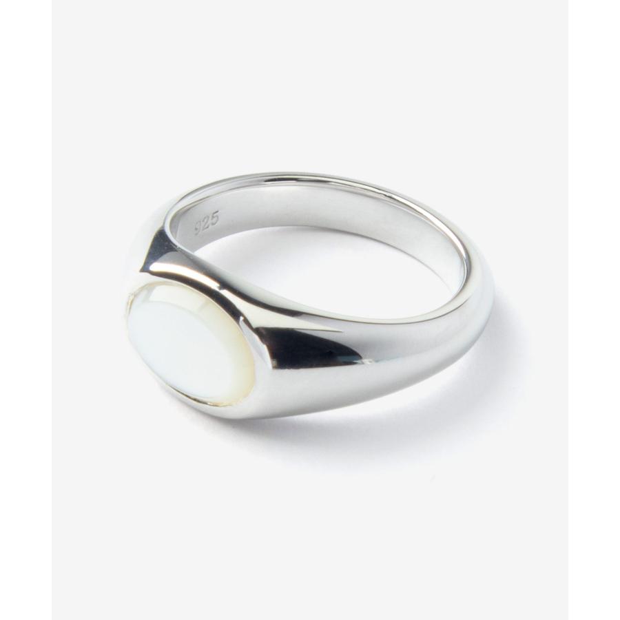 Tom Wood リング　8号　925 ホワイト トムウッド TOM WOOD リング ケイ Ring White MOP 101283 S925 SILVER