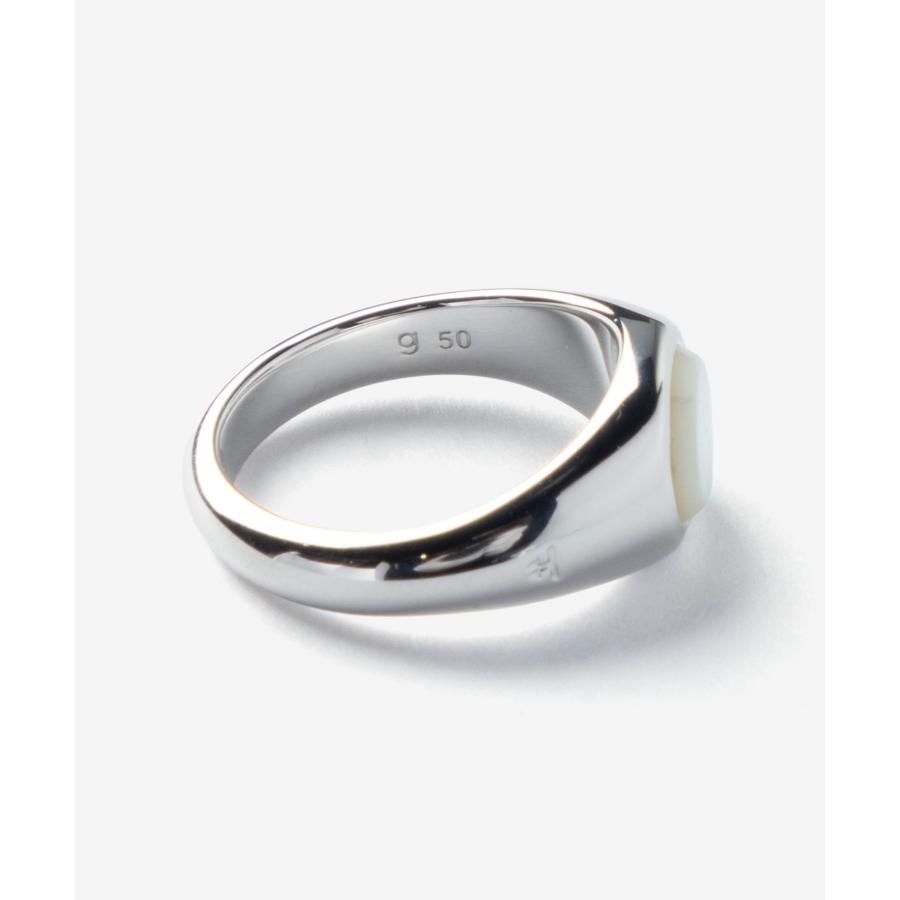 TOM WOOD（トムウッド） TOM WOOD JOE RING WHITE MOP ジョー ホワイト