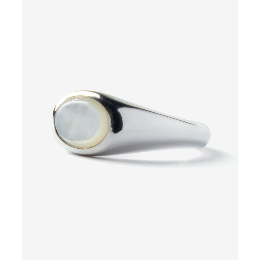TOM WOOD（トムウッド） TOM WOOD JOE RING WHITE MOP ジョー ホワイト