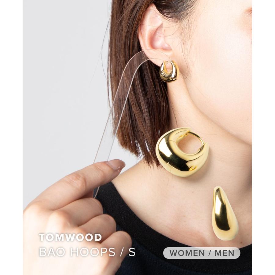 Cootie productions ピアス　シルバー　ゴールド TOM WOOD（トムウッド） TOM WOOD BAO HOOPS SMALL GOLD バオ フープ