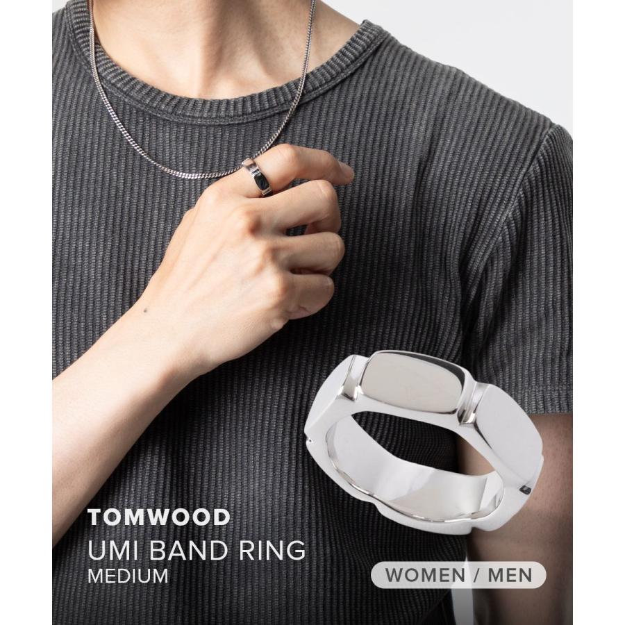 TOM WOOD（トムウッド） TOM WOOD UMI BAND RING MEDIUM ウミ バンド