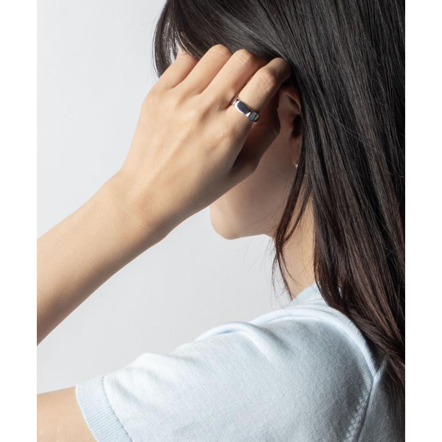 tomwood トムウッド　9k　ウミバンドミディアム　リング　【極美品】 TOM WOOD（トムウッド） TOM WOOD UMI BAND RING MEDIUM ウミ バンド