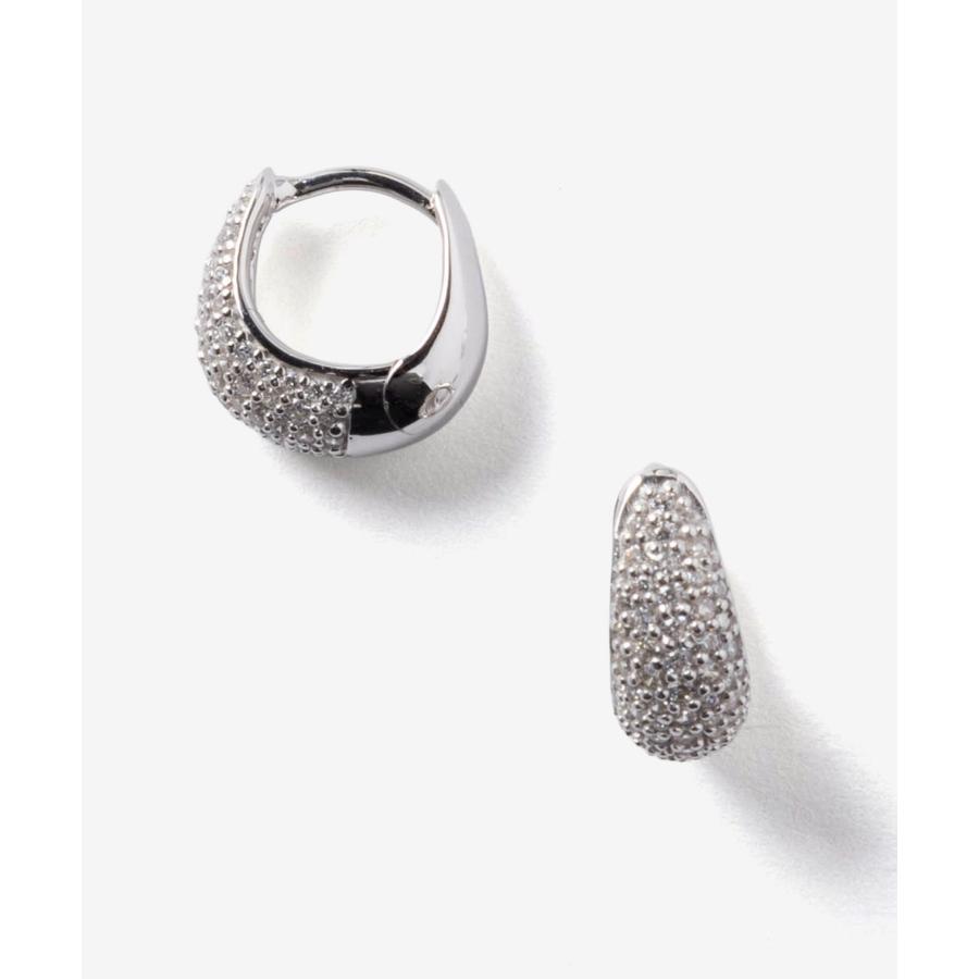 【限定値下げ】トムウッド　アイスハギー　シルバー　ピアス TOM WOOD（トムウッド） TOM WOOD ICE HUGGIES PAVE SILVER アイス