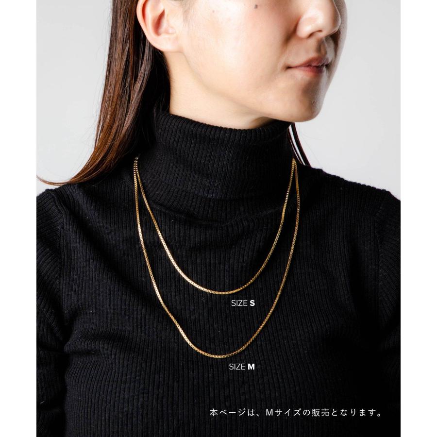 トムウッド TOM WOOD N01019VBX01S925 9k ネックレス Square chain 