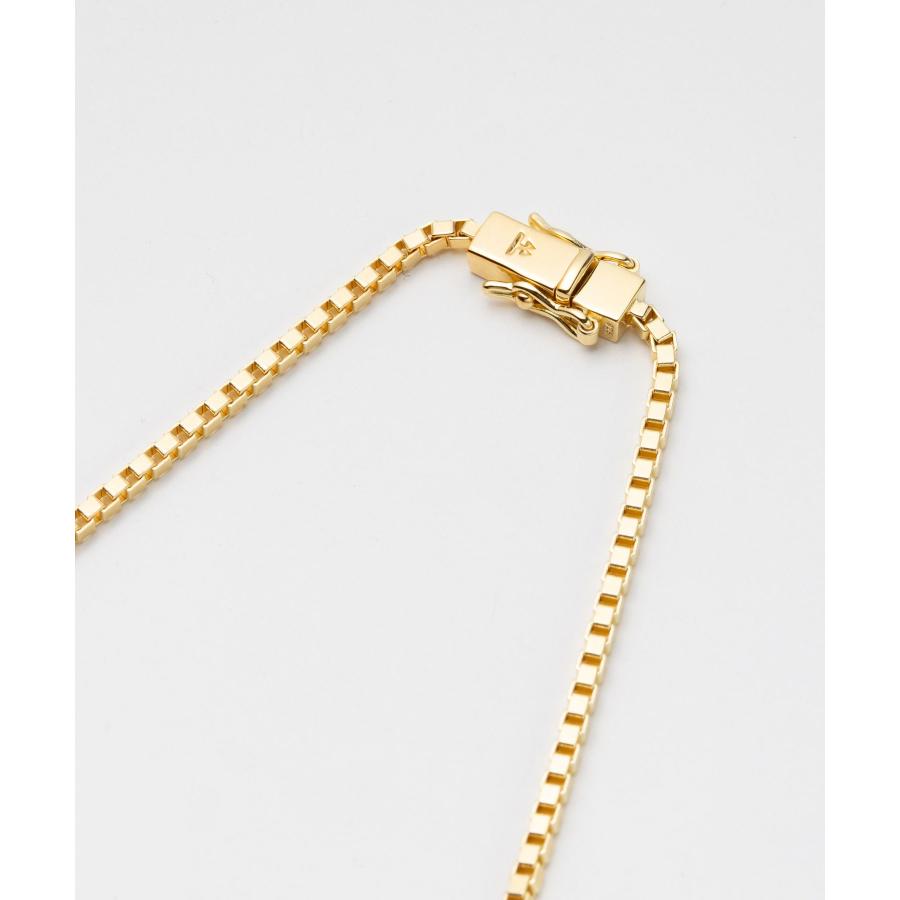 トムウッド TOM WOOD N01019VBX01S925 9k ネックレス Square chain gold メンズ レディース スターリングシルバー 925ゴールド S｜u-stream｜04