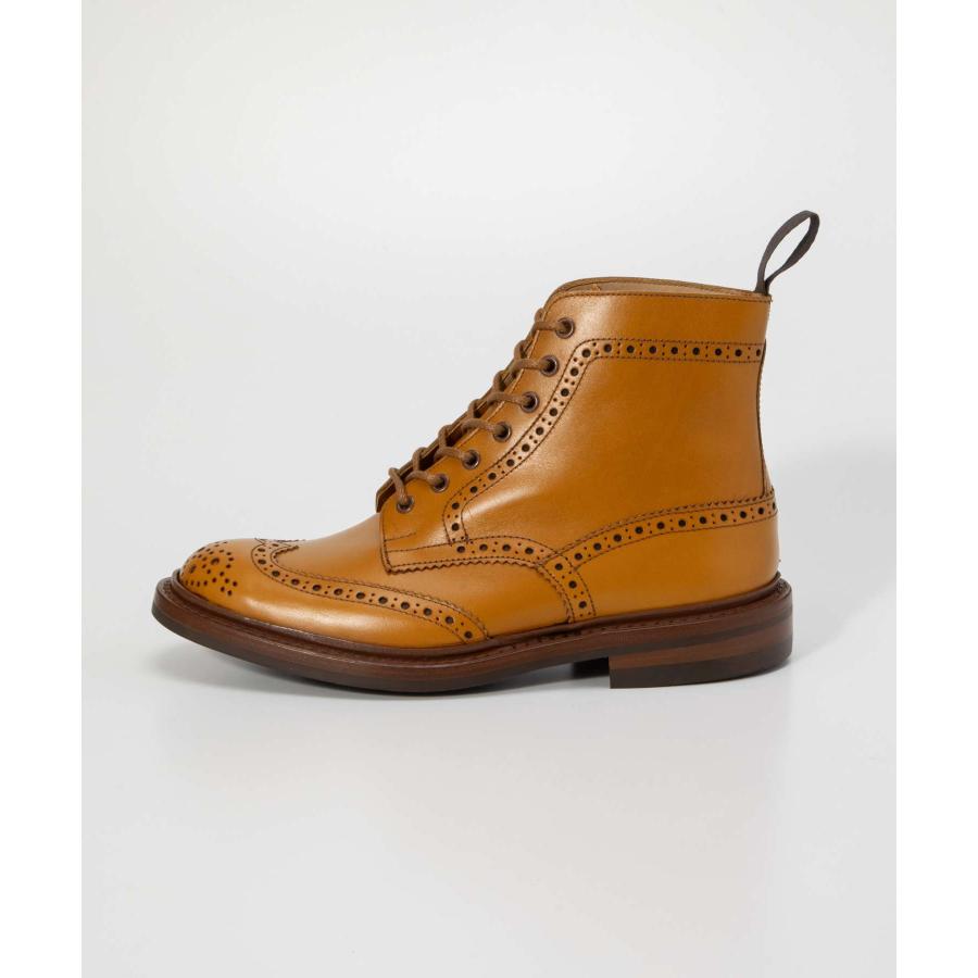 トリッカーズ Tricker's 5634 ブーツ STOW DAINITE SOLE LEATHER SOLE 5 FIT メンズ ストウ ダイナイトソール レザーソール フィッティング5 ウィングチップ｜u-stream｜12