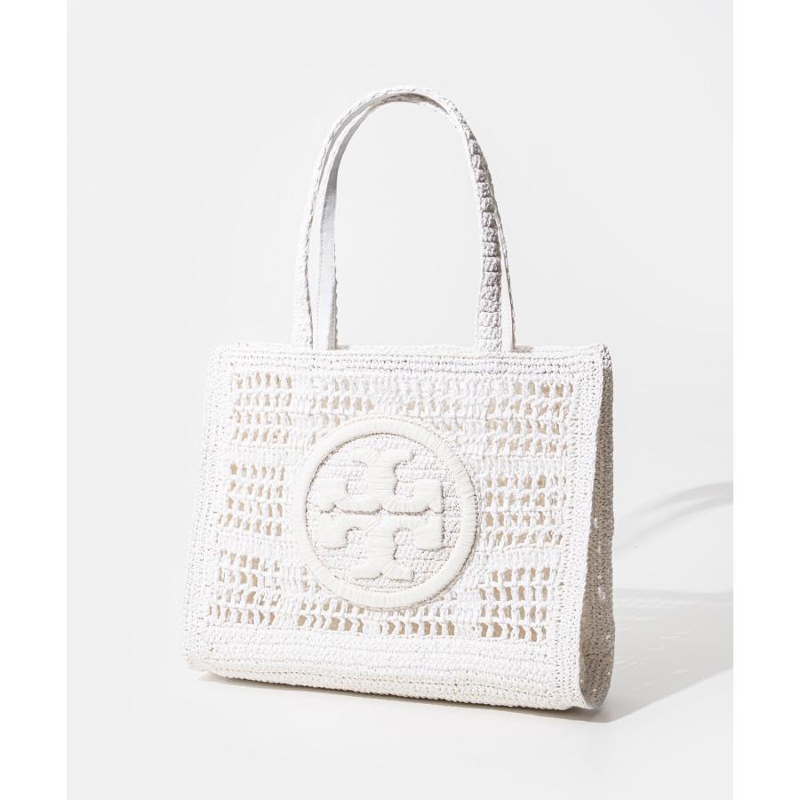 Tory Burch☆シェル トートバッグ アップリケ付き エクリュ 鞄