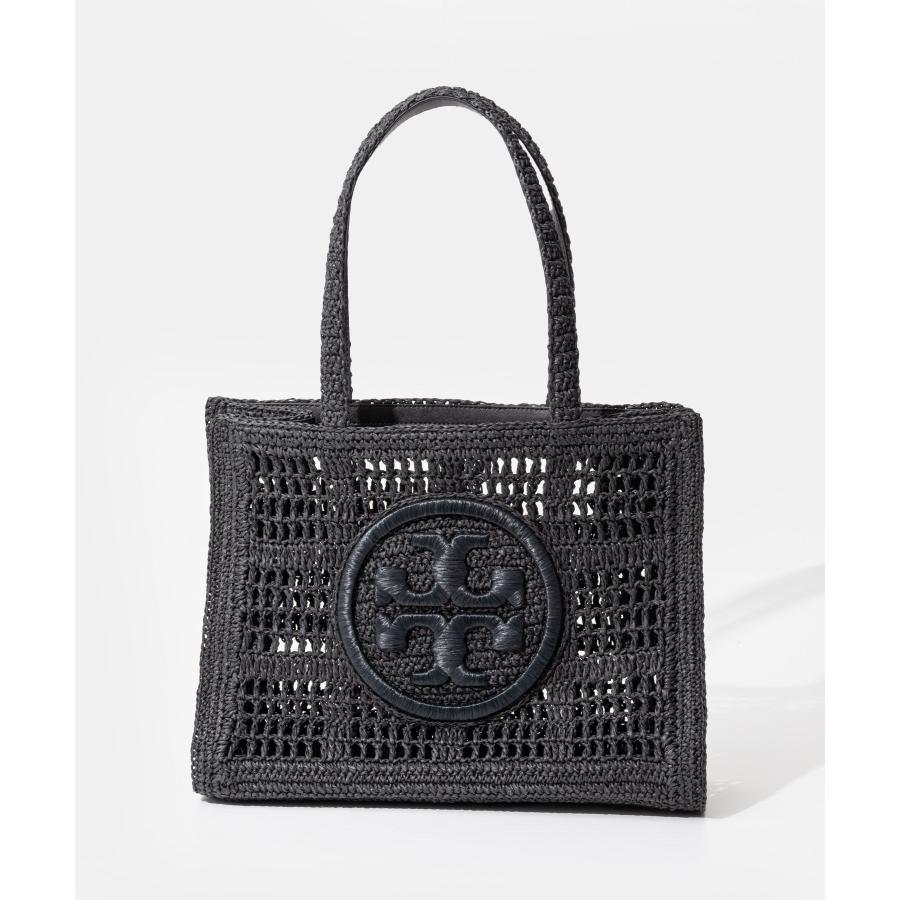 美品★トリーバーチ エラ ハンドクロシェスモールトートバッグ かごバッグロゴ TORY BURCH かごバッグ カゴバッグ エラ ハンドクロシェ