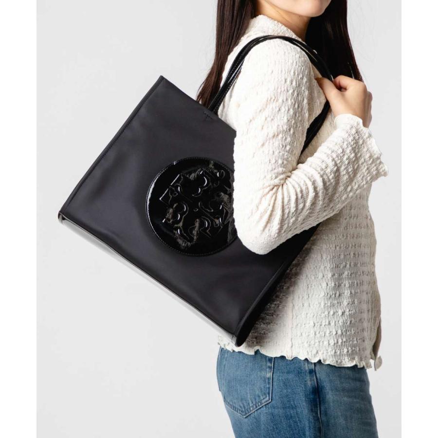 本日限定値下げ中！超美品 Tory Burch ブラック トートバッグ TORY BURCH（トリーバーチ） TORY BURCH Ella エラ PATENT NYLON SMALL