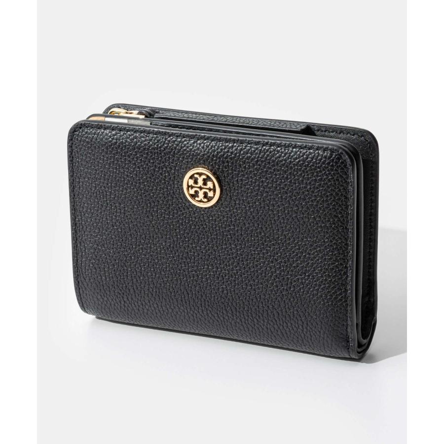 ロビンTR123C TORY BURCH トリーバーチ Robinson ロビンソン PEBBLED BI-FOLD WALLET
