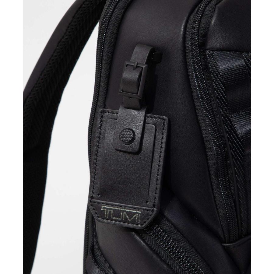 未使用級 TUMI Alpha Bravo キャンベル レザー ボディバッグ 黒 TUMI（トゥミ） 並行輸入 ウエストバッグ ボディバッグ アルファスリー