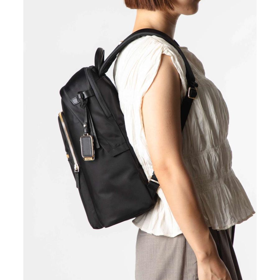 トゥミ　ホールジー　リュック VOYAGEUR 「ホールジー」バックパック ブラック/ゴールド｜TUMI(トゥミ