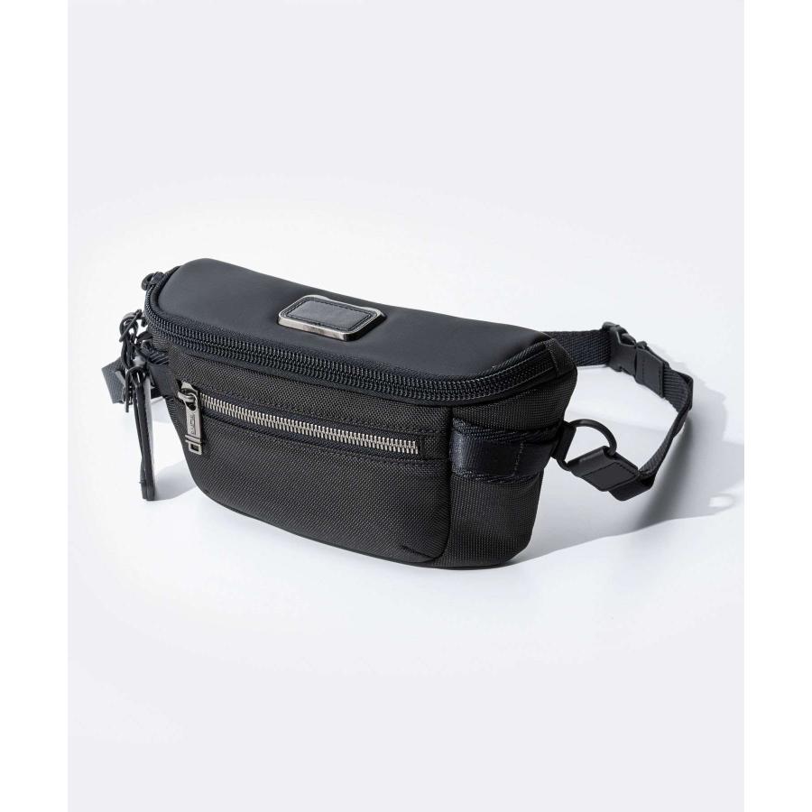 未使用級 TUMI Alpha Bravo キャンベル レザー ボディバッグ 黒 TUMI（トゥミ） 最大51%☆5/11迄 正規品5年保証 ボディバッグ メンズ