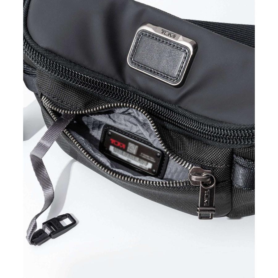 TUMI トゥミ アルファ ブラボー サラトガ ボディバッグ 黒 TUMI（トゥミ） 並行輸入 ウエストバッグ ボディバッグ アルファ
