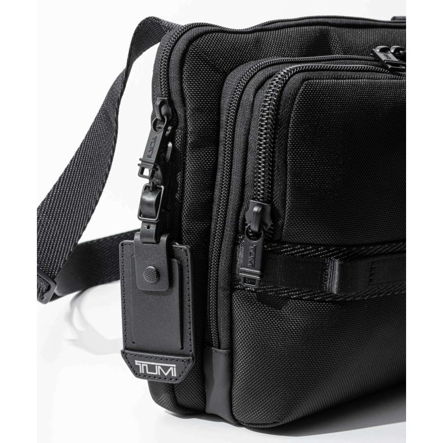 未使用級 TUMI Alpha Bravo キャンベル レザー ボディバッグ 黒 トゥミ TUMI ボディバッグ ALPHA BRAVO キャンベル ユーティリティ
