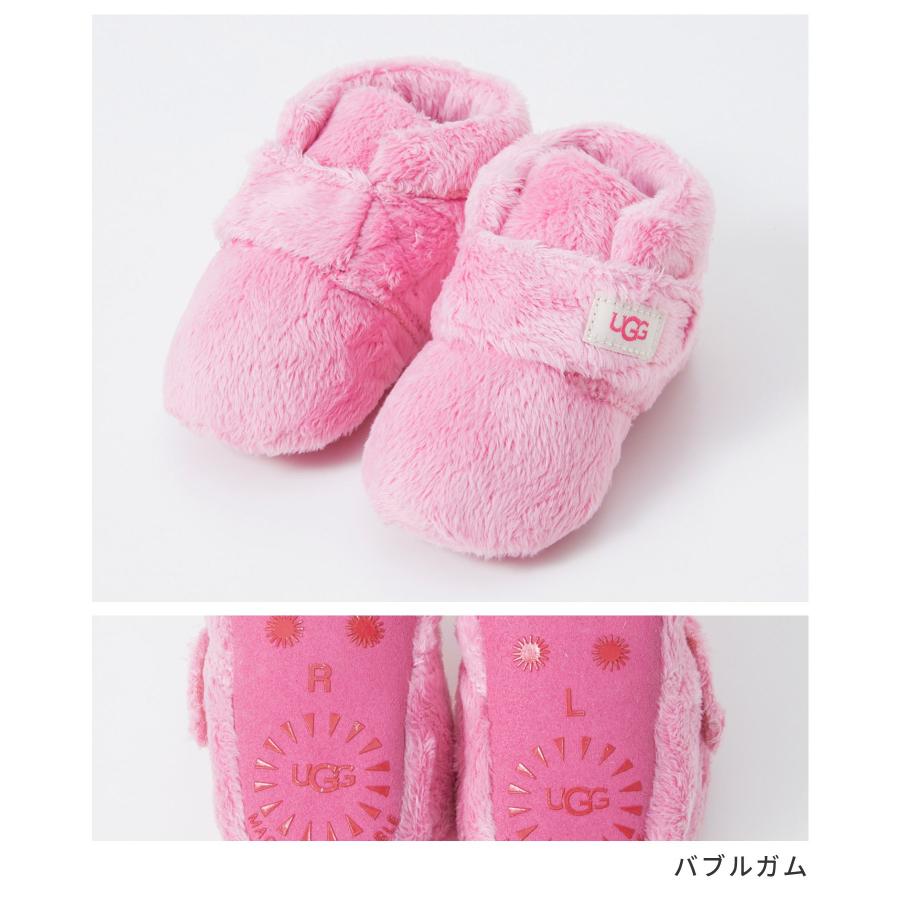 UGG モカシン　ベビーピンク　リボン アグ UGG ポンポン ベビーピンク ムートンモカシン ピンクリボン