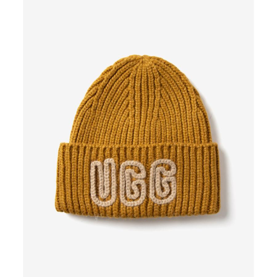 アグ UGG WOMEN'S CHUNKY CRAFTED RIB BEANIE チャンキー クラフテッド リブ ビーニー 102345 ニット帽 ビーニー帽 ロゴ レディース 帽子 爆買 | UGG | 11