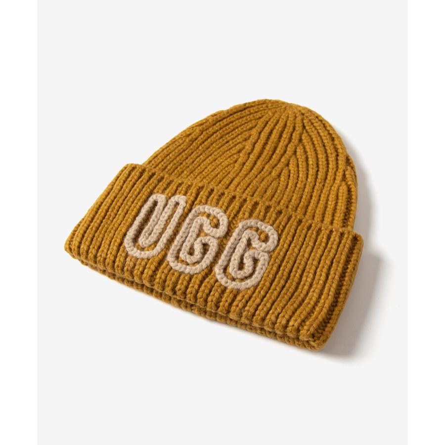 アグ UGG WOMEN'S CHUNKY CRAFTED RIB BEANIE チャンキー クラフテッド リブ ビーニー 102345 ニット帽 ビーニー帽 ロゴ レディース 帽子 爆買 | UGG | 12
