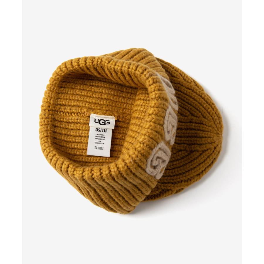 アグ UGG WOMEN'S CHUNKY CRAFTED RIB BEANIE チャンキー クラフテッド リブ ビーニー 102345 ニット帽 ビーニー帽 ロゴ レディース 帽子 爆買 | UGG | 13