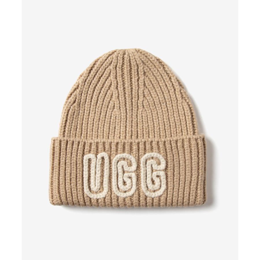 アグ UGG WOMEN'S CHUNKY CRAFTED RIB BEANIE チャンキー クラフテッド リブ ビーニー 102345 ニット帽 ビーニー帽 ロゴ レディース 帽子 爆買 | UGG | 14