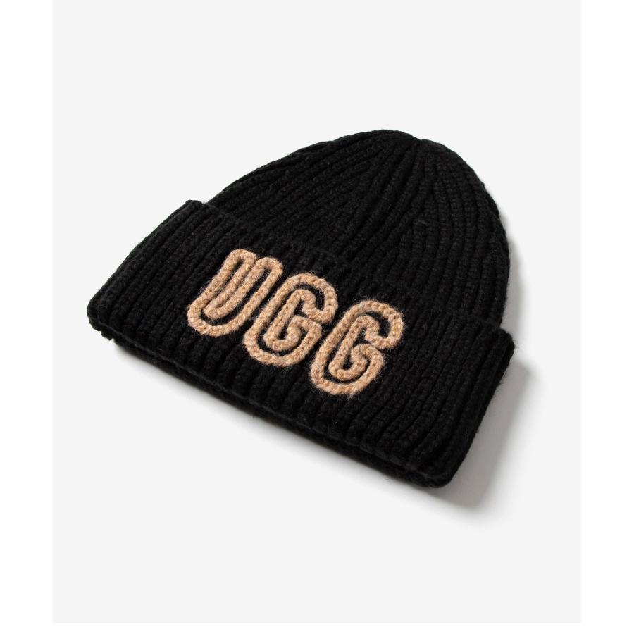 アグ UGG WOMEN'S CHUNKY CRAFTED RIB BEANIE チャンキー クラフテッド リブ ビーニー 102345 ニット帽 ビーニー帽 ロゴ レディース 帽子 爆買 | UGG | 06