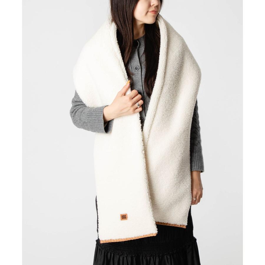 アグ UGG WOMEN'S UGGFLUFF SCALLOPED SCARF フラッフ スカロップド スカーフ 101021 マフラー ストール レディース ファッション小物 爆買 | UGG | 02