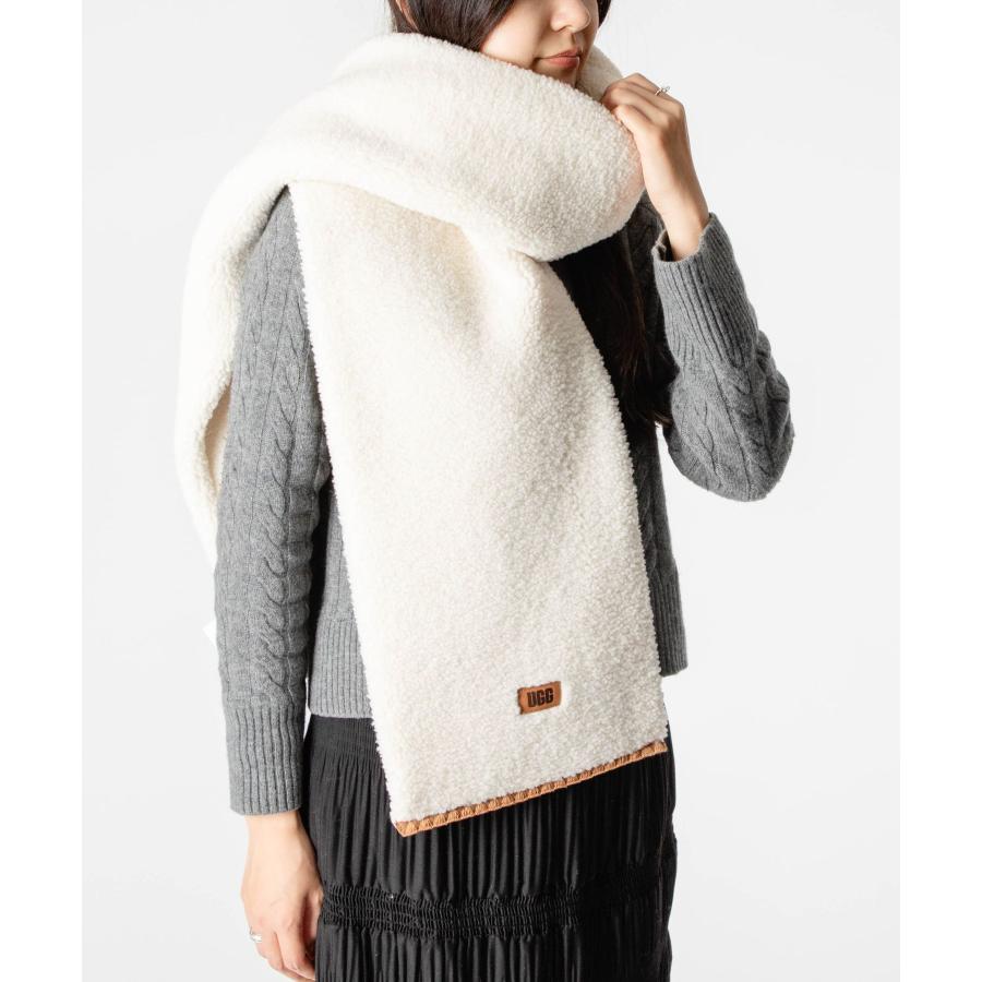 アグ UGG WOMEN'S UGGFLUFF SCALLOPED SCARF フラッフ スカロップド スカーフ 101021 マフラー ストール レディース ファッション小物 爆買 | UGG | 03