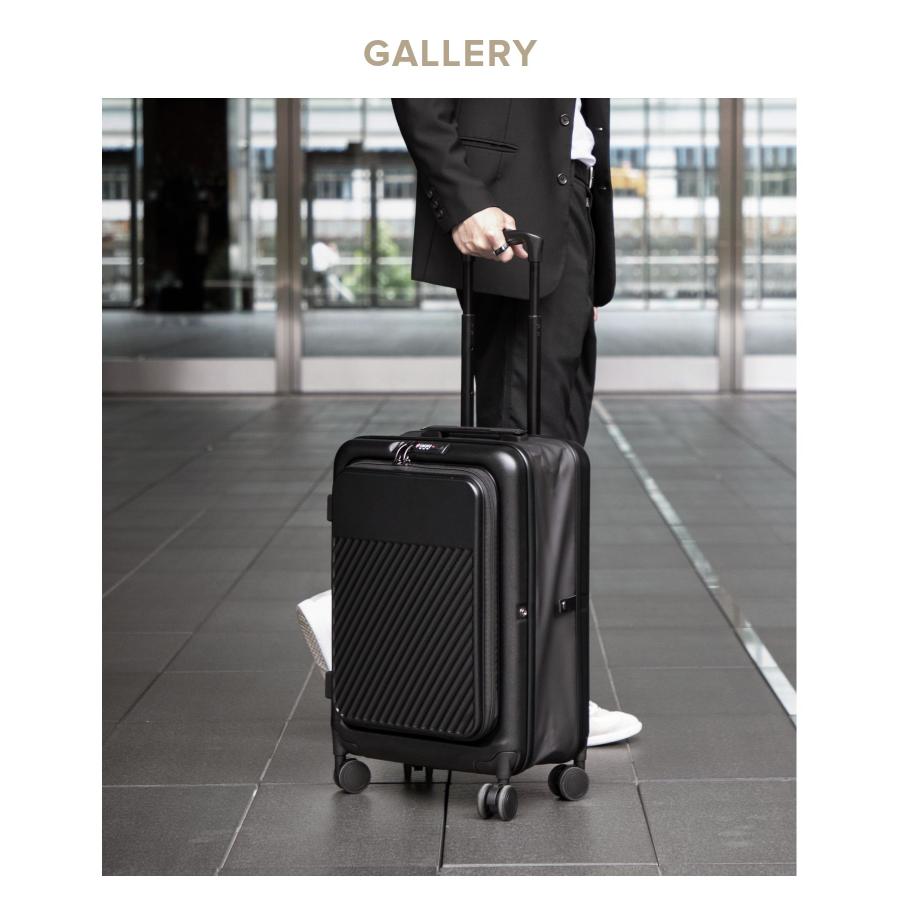 アンノウンアンドコー UNKNOWN＆Co. しまえるスーツケース フロントオープン 52L T04 ABS+PC キャリーバッグ スーツケース ユニセックス バッグ 爆買 | UNKNOWN＆Co. | 08