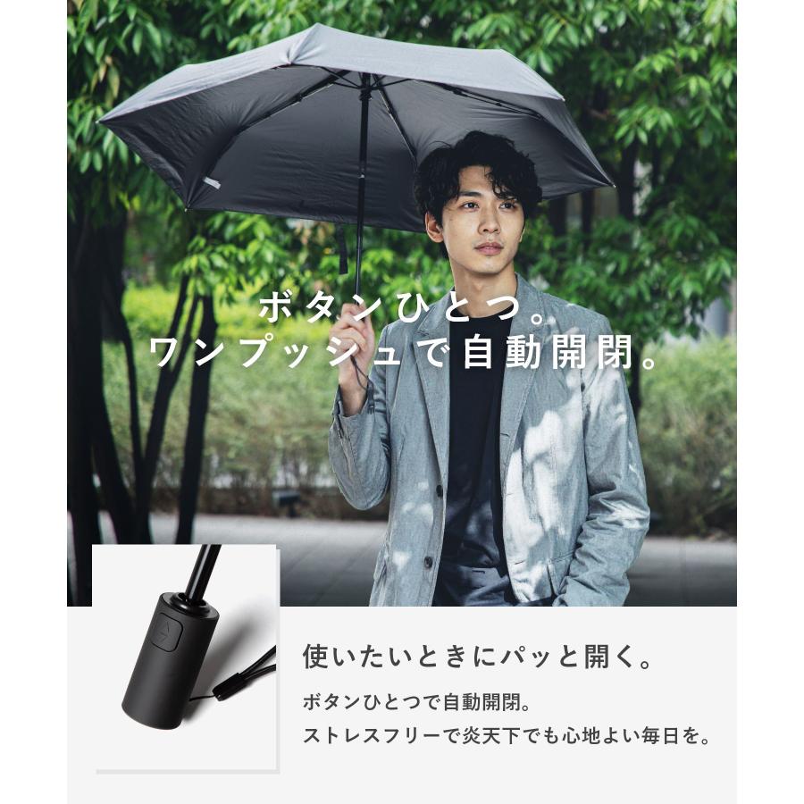 アンノウンアンドコー UNKNOWN＆Co. UV CUT PARASOL 日傘 折りたたみ 完全遮光 自動開閉 軽量 撥水 ユニセックス 爆買 | UNKNOWN＆Co. | 05