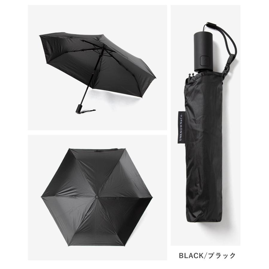 アンノウンアンドコー UNKNOWN＆Co. UV CUT PARASOL 日傘 折りたたみ 完全遮光 自動開閉 軽量 撥水 ユニセックス 爆買 | UNKNOWN＆Co. | 09