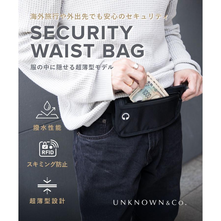 アンノウンアンドコー UNKNOWN＆Co. ウォータープルーフ 0.3L セキュリティポーチ スキミング防止 爆買 | UNKNOWN＆Co. | 01