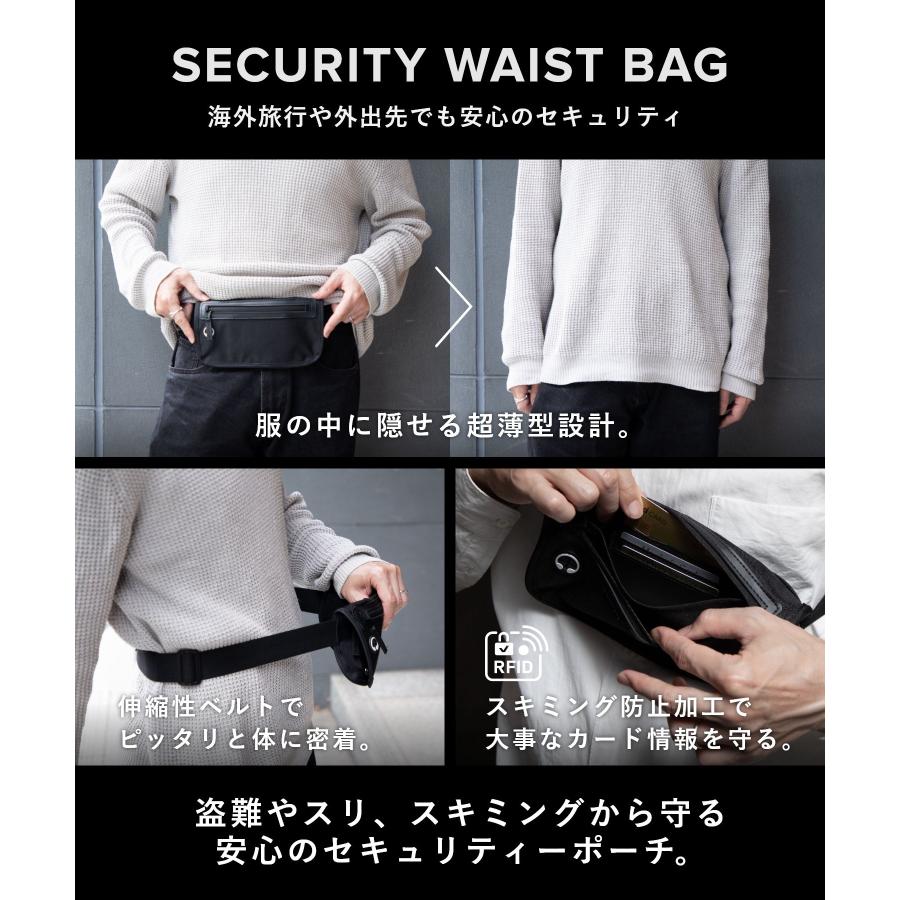 アンノウンアンドコー UNKNOWN＆Co. ウォータープルーフ 0.3L セキュリティポーチ スキミング防止 爆買 | UNKNOWN＆Co. | 02