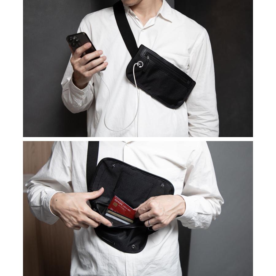 アンノウンアンドコー UNKNOWN＆Co. ウォータープルーフ 0.3L セキュリティポーチ スキミング防止 爆買 | UNKNOWN＆Co. | 09