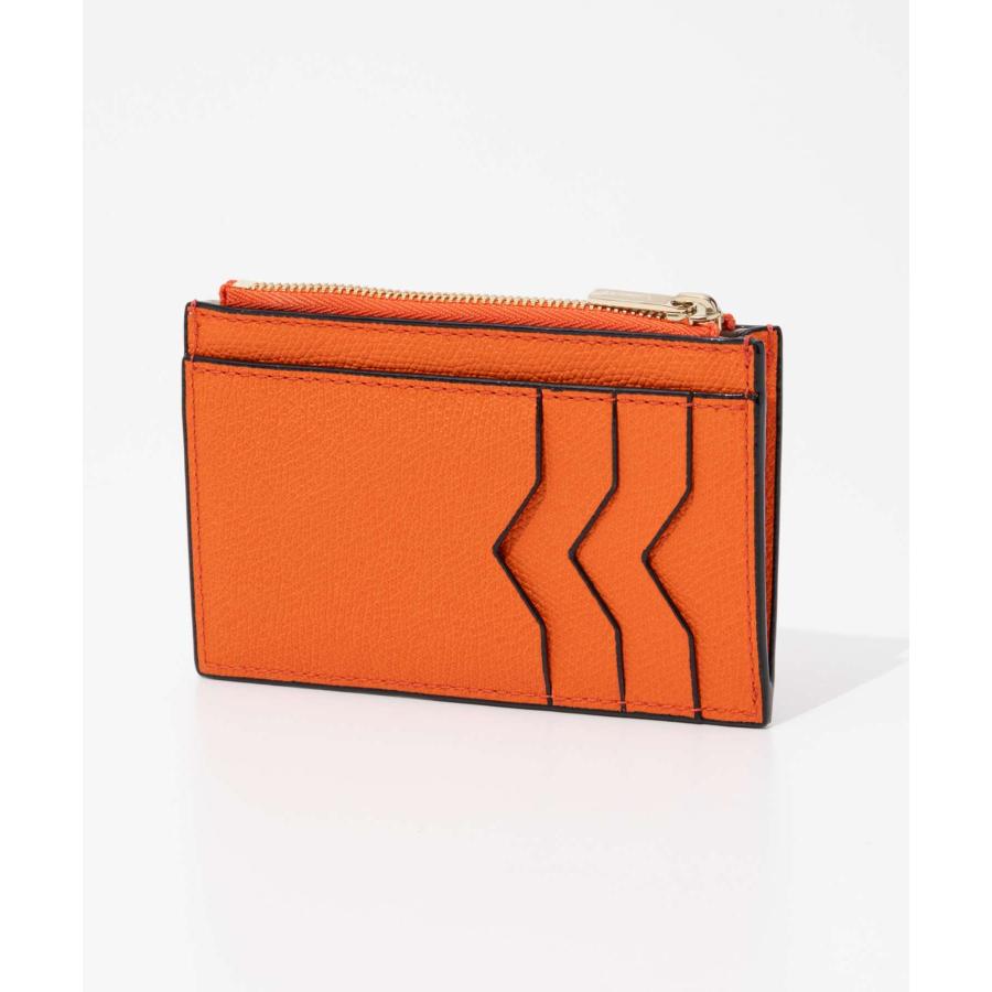 Valextra　ヴァレクストラ　折財布　カード入れ　札入れ　オレンジ　箱付き Valextraヴァレクストラ折財布カード入れ札入れオレンジ箱付き
