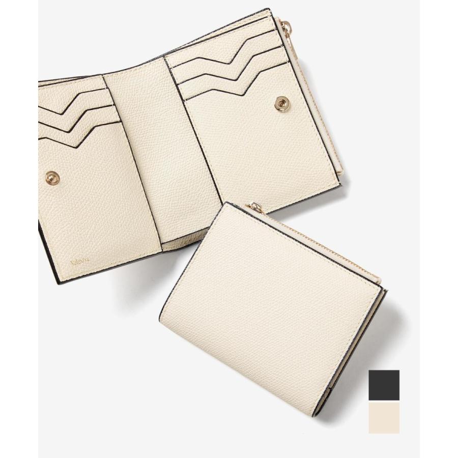 Valextra（ヴァレクストラ） VALEXTRA PORTAFOGLIO 6 CC E PORTAMONETE