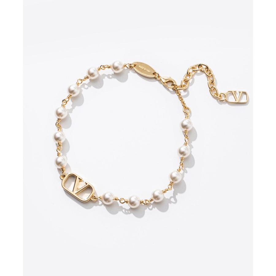 ヴァレンティノ VALENTINO 4W2J0G16UXM ブレスレット VLOGO SIGNATURE PEARL レディース アクセサリー Vロゴ シグネチャー 23R BRACELET 爆買 | VALENTINO | 04