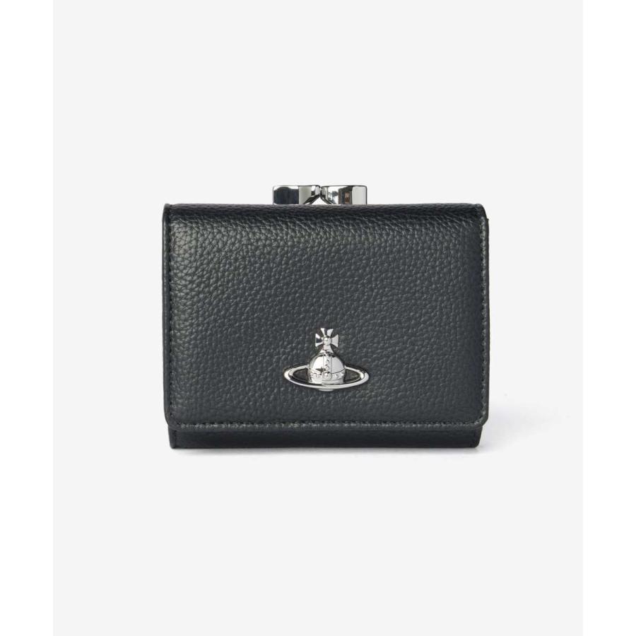 上品！大人気！ヴィヴィアンウエストウッド スモールフレームウォレット 黒 Vivienne Westwood（ヴィヴィアンウエストウッド） Vivienne Westwood