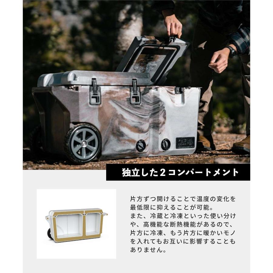 ワイルドギア WYLD GEAR ハードクーラー FREEDOM シリーズ 65 QT クーラー ユニセックス レジャー キャンプ用品 made in USA 爆買の画像