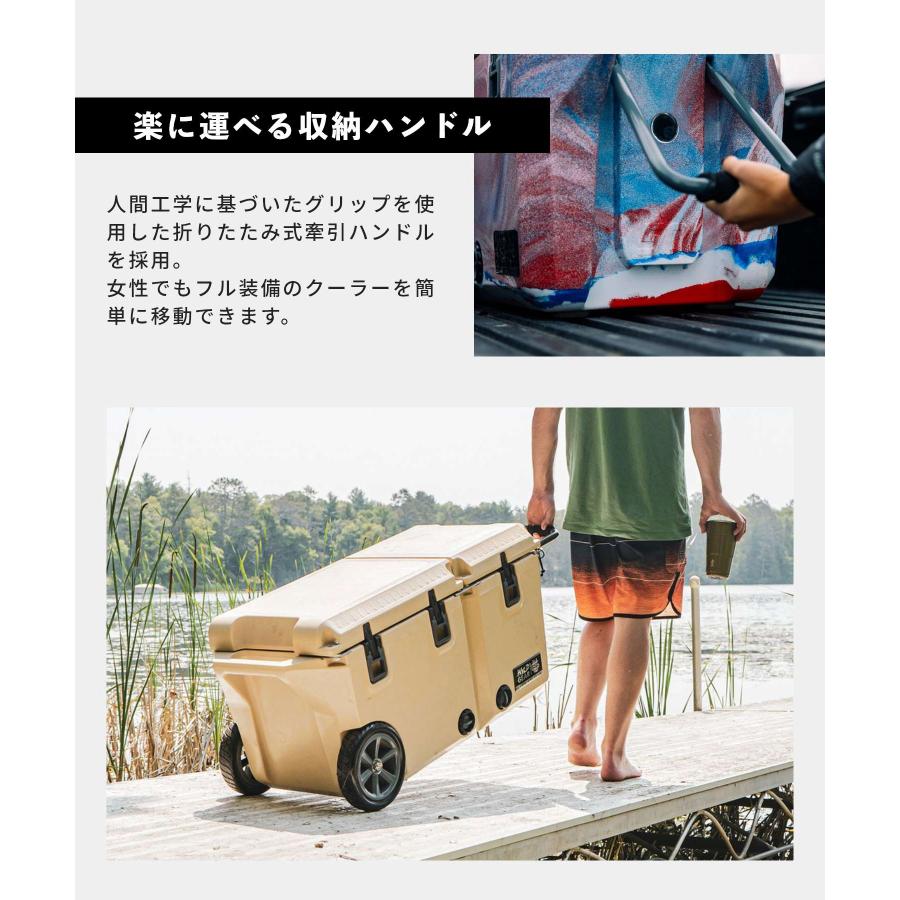 ワイルドギア WYLD GEAR ハードクーラー FREEDOM シリーズ 65 QT クーラー ユニセックス レジャー キャンプ用品 made in USA 爆買の画像