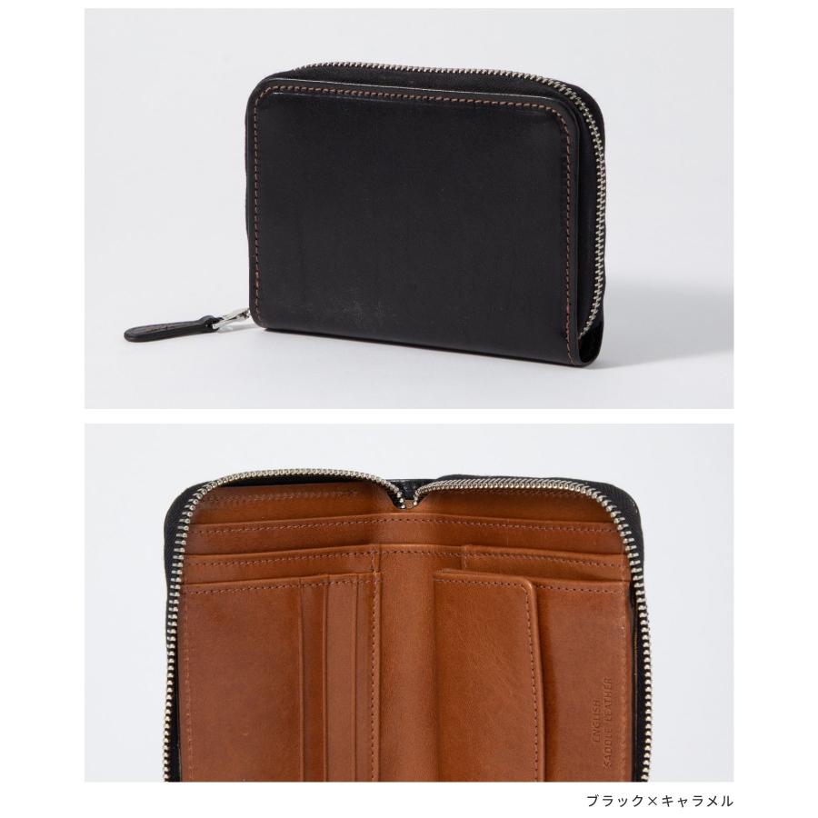 ホワイトハウスコックス　S-1957 Zip Wallet Tan 楽天市場】【 コンパクトな2つ折り財布のラウンドジップ型
